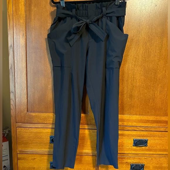Athleta High Waist Paperbag Tie Pants - Picture 1 of 4